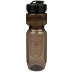26oz Translucent Jogger Bottle with Flip Top Lid & Infuser - Translucent Smoke