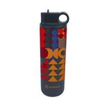 27 Oz. Full Color Roanoke Stainless Steel Bottle - Navy Blue