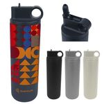 27 Oz. Full Color Roanoke Stainless Steel Bottle -  