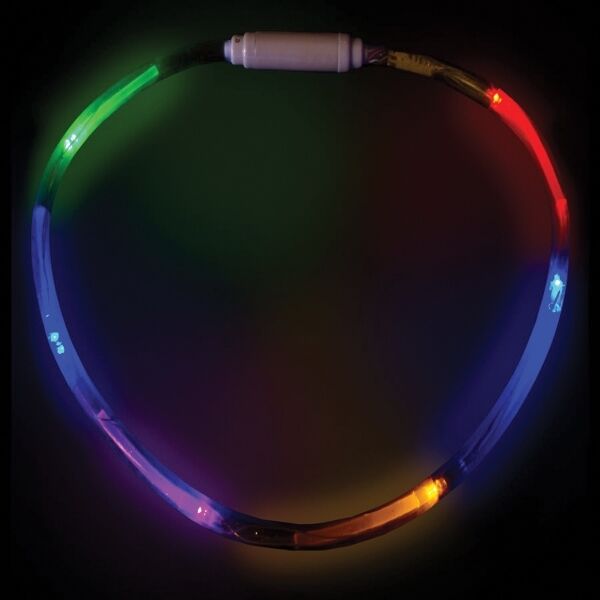 Main Product Image for Custom Printed Rainbow LED Light-Up Necklace 27" 