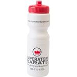 28 oz. Bike Sports Bottle - White