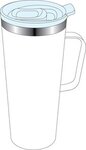 28 oz. Double Wall, Stainless Steel Travel Mug - White