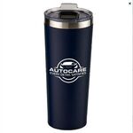 28 oz. Everest Powder Coated Stainless Steel Tumbler - Blue