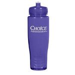 28 Oz. Poly-Clean™ Plastic Bottle - Translucent Purple
