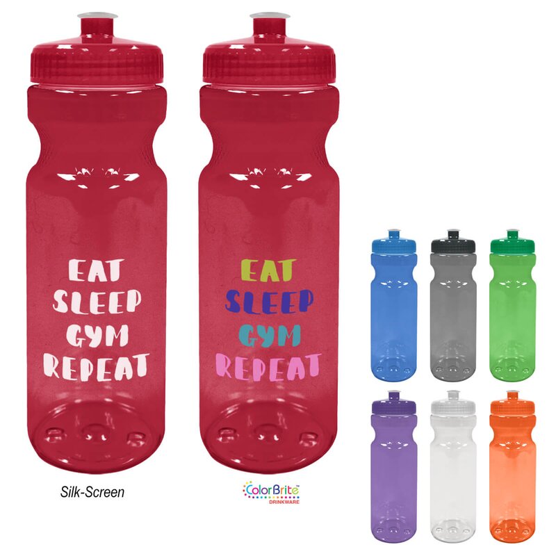 Main Product Image for Advertising 28 Oz Poly-Clear (TM) Fitness Bottle USA Made