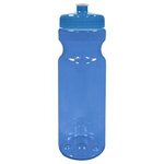 28 Oz. Poly-Clear(TM) Fitness Bottle - Translucent Blue