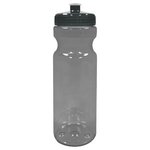 28 Oz. Poly-Clear(TM) Fitness Bottle - Translucent Charcoal