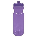 28 Oz. Poly-Clear(TM) Fitness Bottle - Translucent Purple