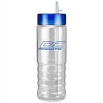 28 oz. Ridgeline Bottle with Premium Lid - Clear