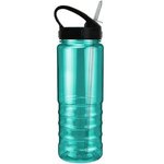 28 oz. Ridgeline Bottle with Sport Sip Lid - Translucent Aqua