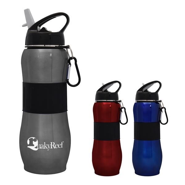 Main Product Image for 28 Oz. Sport Grip Stainless Steel Bottle