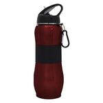 28 Oz. Stainless Steel Sport Grip Bottle -  