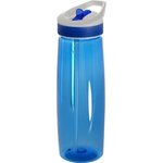 28 oz. Tritan Wave Bottle - Translucent Blue