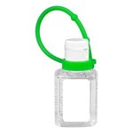 2.0 oz Compact Hand Sanitizer Antibacterial Gel in Flip-Top - Clear-white-lime