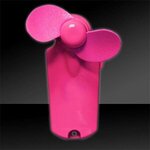 3 3/4" Mini Handheld Fans - Pink