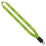 3/4" RPET Dye Sublimated Waffle Weave Lanyard w/Snap-Buckle -  