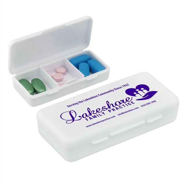 Main Product Image for 3 Compartment Pill Box