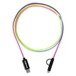 Buy Giveaway 3-In-1 5 Ft. Rainbow Braided Charging Cable