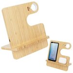 3-In-1 Bamboo Wireless Charger - Bamboo