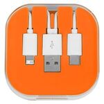 3-In-1 Charge Cable With Phone Stand -  