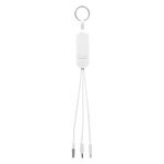 3-In-1 Charging Cable Phone Stand & Key Ring -  