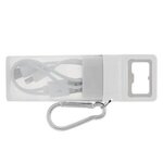 3-In-1 Ensemble Charging Cable Set With Bottle Opener - White