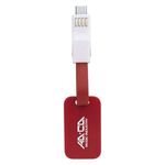 3-In-1 Magnetic Charging Cable - Red