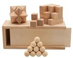 Buy Promotional 3-In1 Wooden Puzzle Box Set