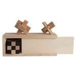 3-in1 Wooden Puzzle Box Set -  1
