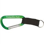 Large Carabiner with Web Strap