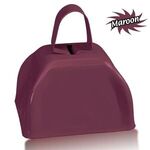 3" Metal Cowbell - Assorted Colors - Maroon