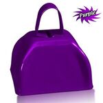 3" Metal Cowbell - Assorted Colors - Purple