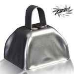 3" Metal Cowbell - Assorted Colors - Silver
