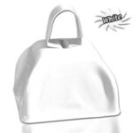 3" Metal Cowbell - Assorted Colors - White