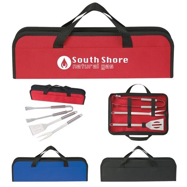 Main Product Image for 3-Piece Bbq Set In Case