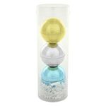 3-Piece Metallic Lip Moisturizer Ball Tube Gift Set -  