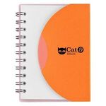 3" x 4" Mini Spiral Notebook - Frost Orange