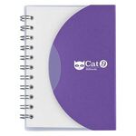 3" x 4" Mini Spiral Notebook - Frost Purple