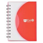 3" x 4" Mini Spiral Notebook - Frost Red