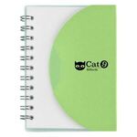 3" x 4" Mini Spiral Notebook - Frost With Lime