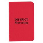 3" x 5" Cannon Notebook - Red