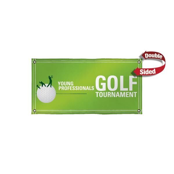 Main Product Image for Vinyl Banner Double-Sided 3' x 6' 18 Oz 