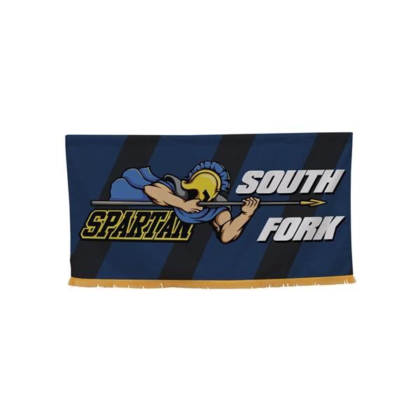 Main Product Image for Parade Banner Straight Bottom Graphic &Gold Fringe 3' x 6'