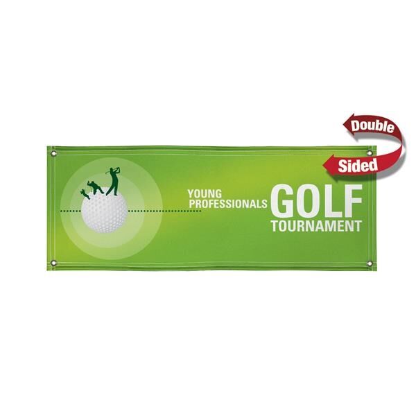 Main Product Image for Vinyl Banner Double-Sided 3' x 8' 18 Oz