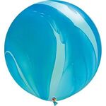 30" SuperAgate Rainbow Giant Latex Balloon