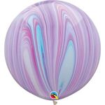 30" SuperAgate Rainbow Giant Latex Balloon