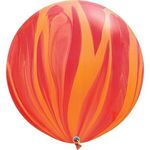 30" SuperAgate Rainbow Giant Latex Balloon