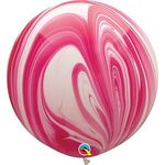 30" SuperAgate Rainbow Giant Latex Balloon