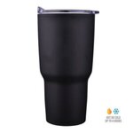 30 oz Economy Tapered Stainless Steel Tumbler - Black