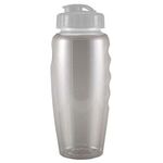 30 oz. "Gripper" Poly-Clean Sports Bottle with Super-Sipper - Clear